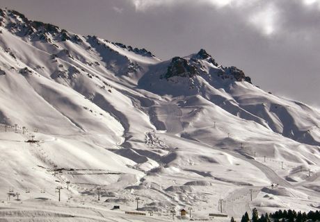 Skiing in Las Lenas, Argentina