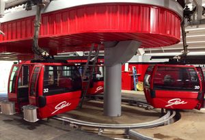 New gondola cabins at Stowe, Vermont