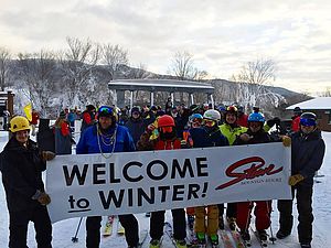 Stowe Vermont ski resort opening day