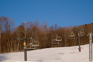 Timberline Lift waits for next day of skiers