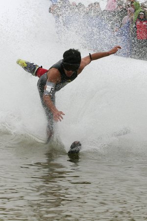 Pond skimming at Killington