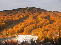 Morning view of Mount Snow October 17