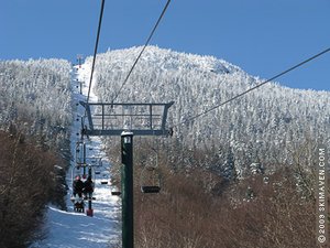 Sugarbush's Castle Rock lift in February 2009