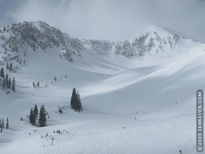 SkiMaven: Snow and wind at Snowbird, Utah